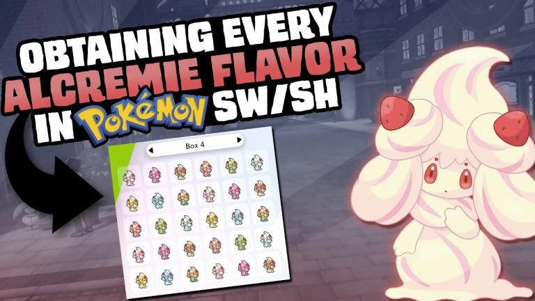 HOW EASILY CAN YOU GET EVERY alcremie forms FLAVOR IN POKEMON SWORD/S