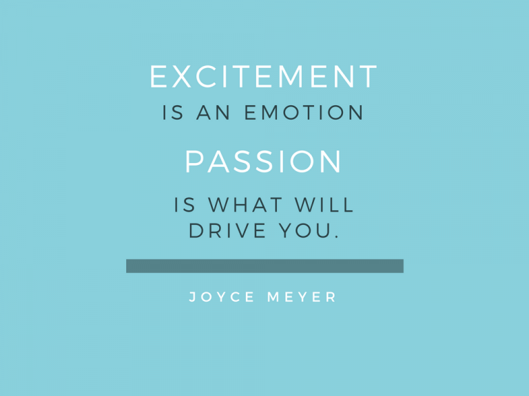 What’s the Difference Between Passion, Excitement and Intensity?